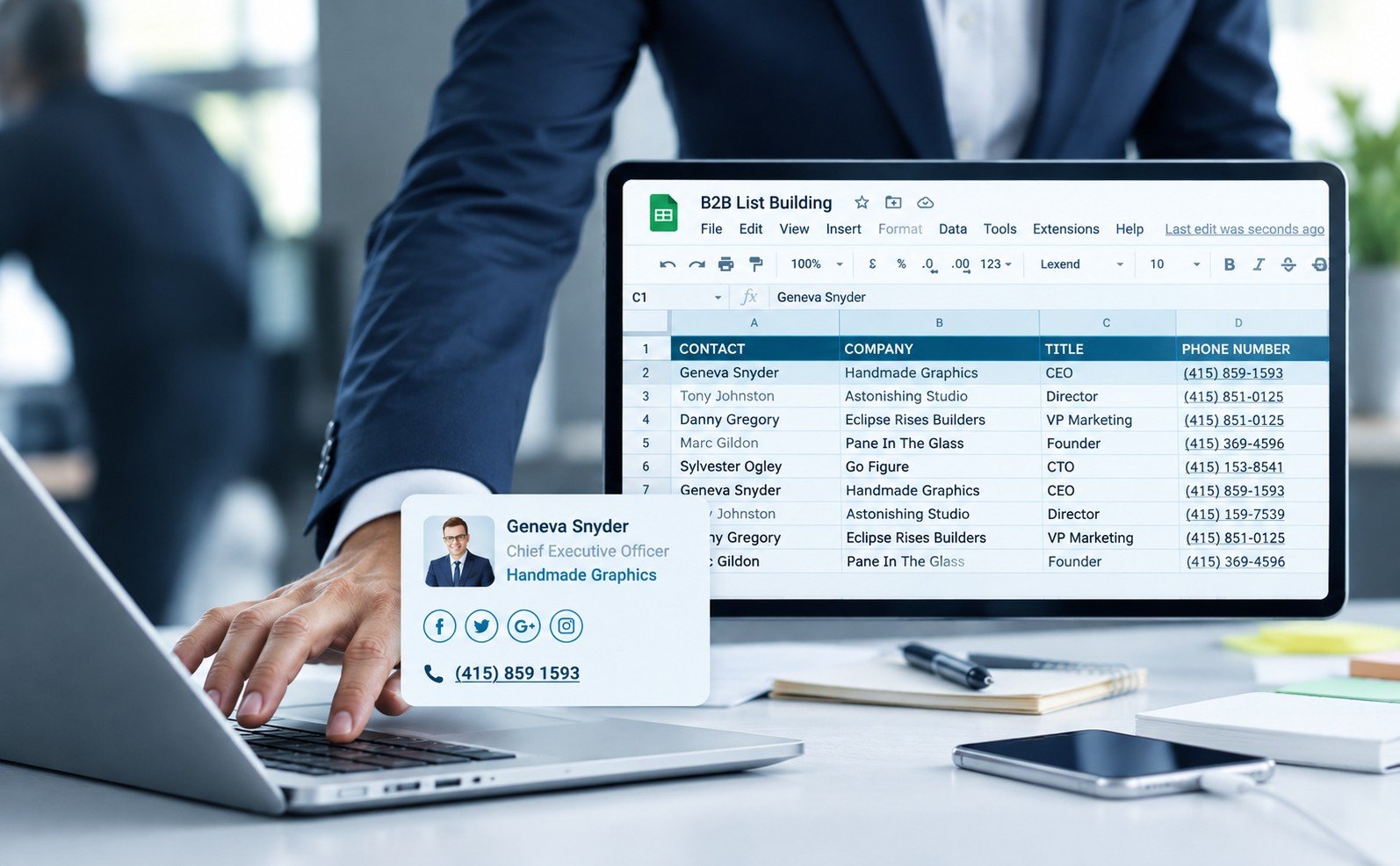 How Global Expo Reach B2B Data Process Works